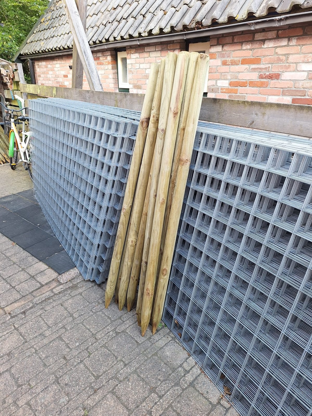 Gegalvaniseerde gaasmatten voor erfafscheiding